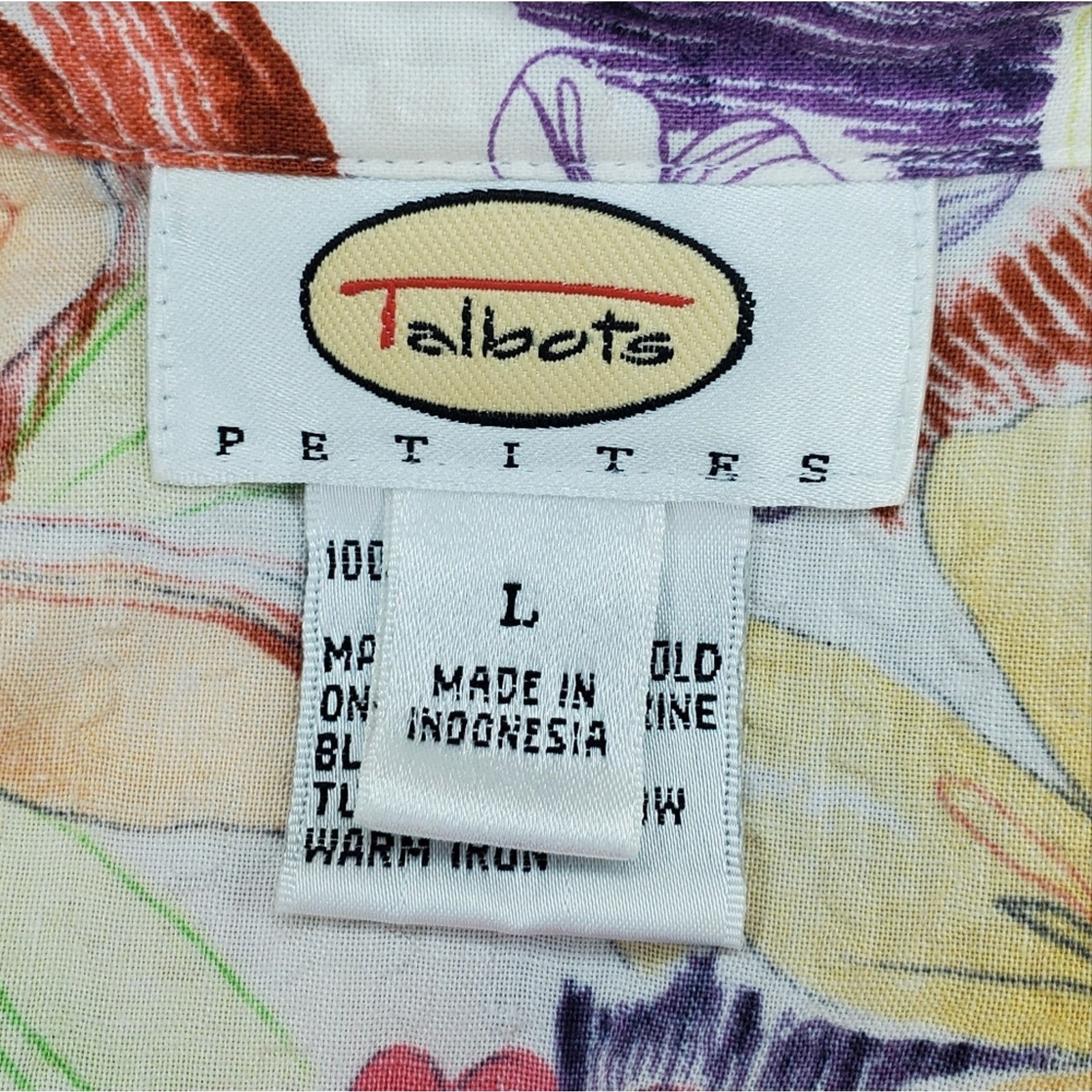 Other Talbots Floral Sleeveless Blouse Large Size L / US 10 / IT 46 - 6 Thumbnail