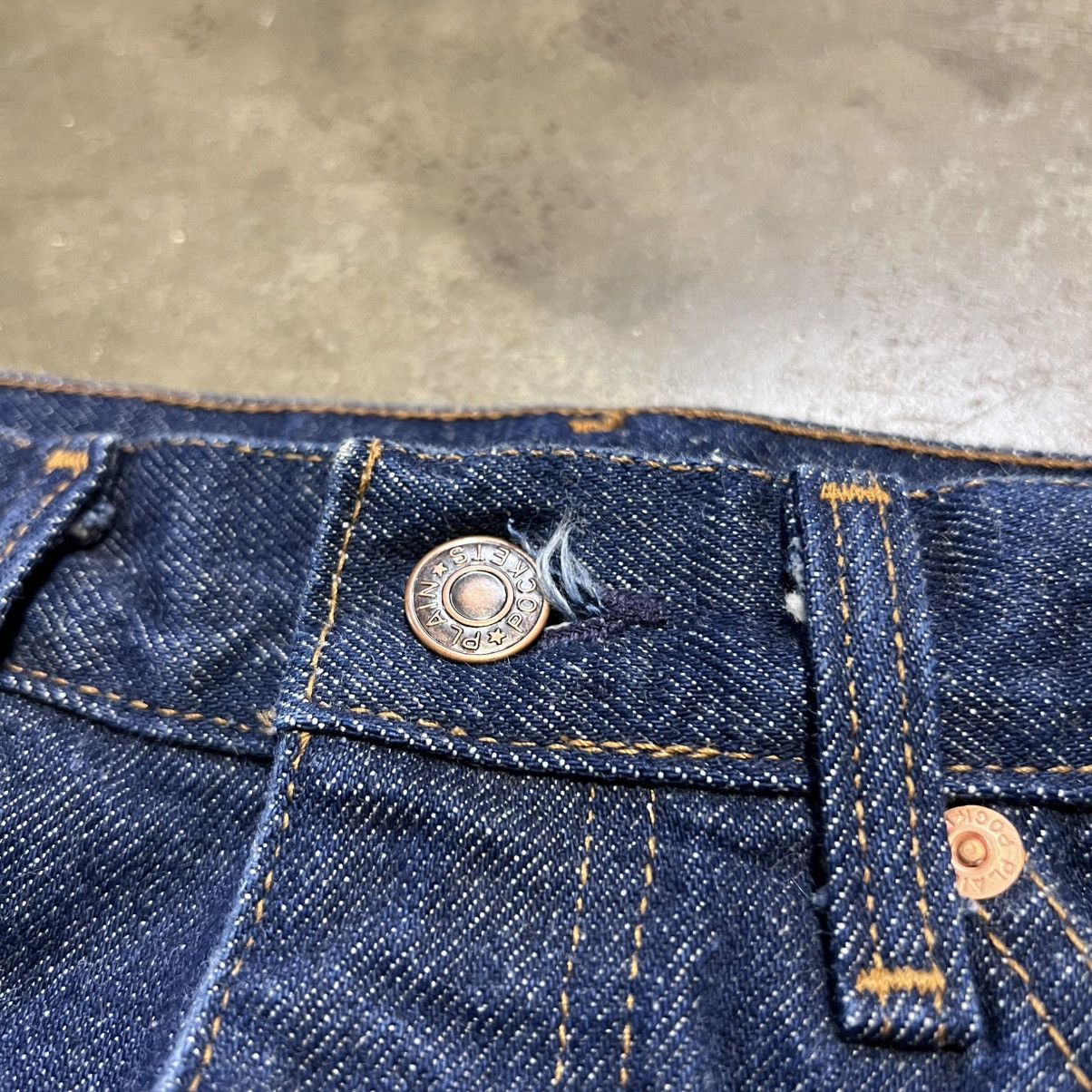 JCPenney Vintage 70s JCPenney Plain Pockets Flare Bootcut Denim Jeans Size US 34 / EU 50 - 10 Thumbnail