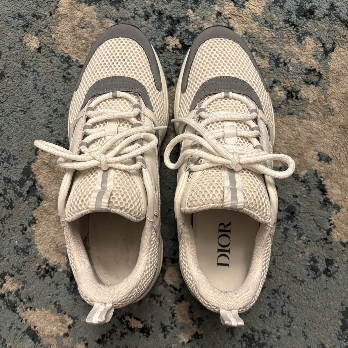 Dior Dior B22 Reflective White Sneakers Size 45 (12US) No Box Size US 12 / EU 45 - 2 Thumbnail