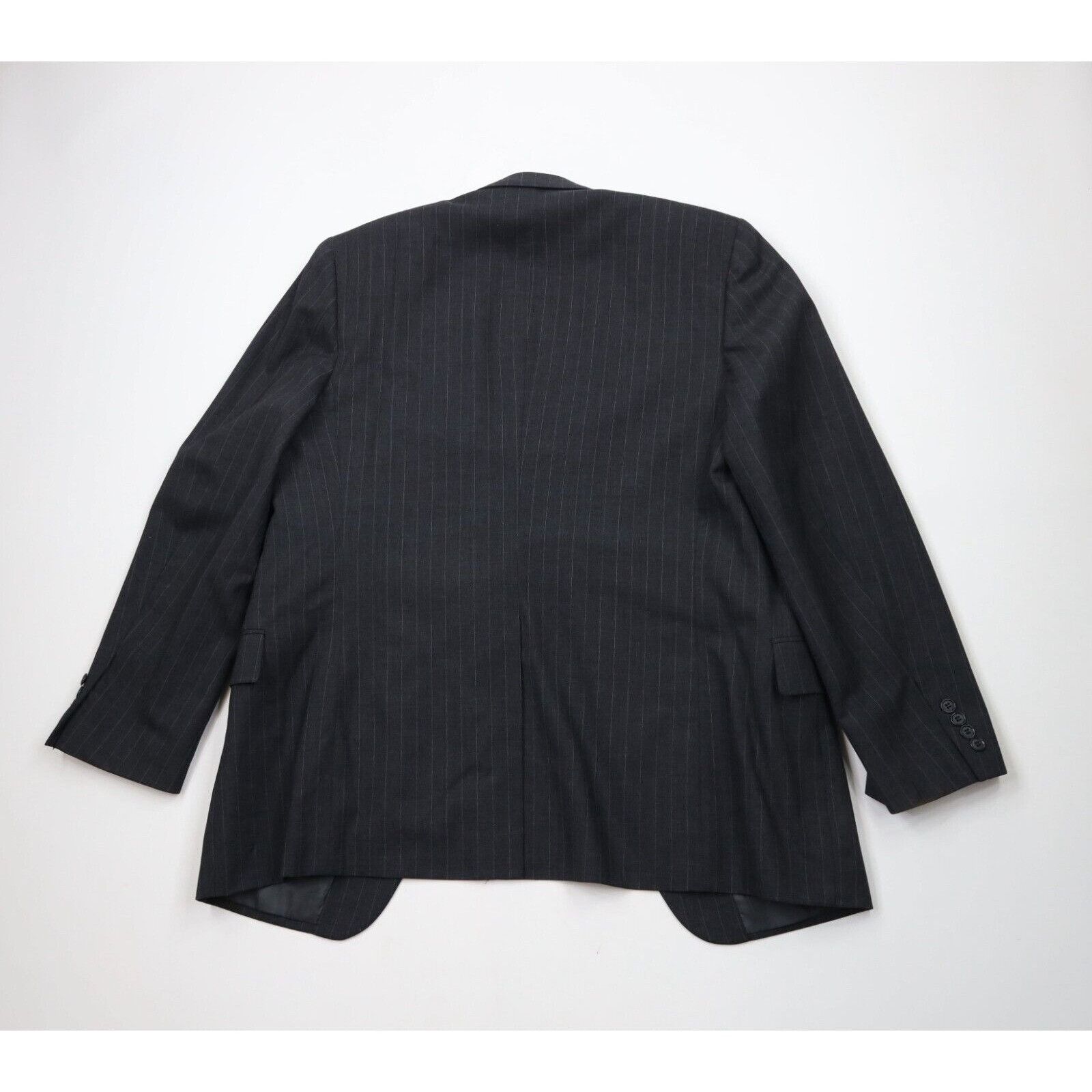 Vintage Vintage 70s Savile Row Hardy Amies Pinstriped Wool Suit Size 44L - 13 Thumbnail