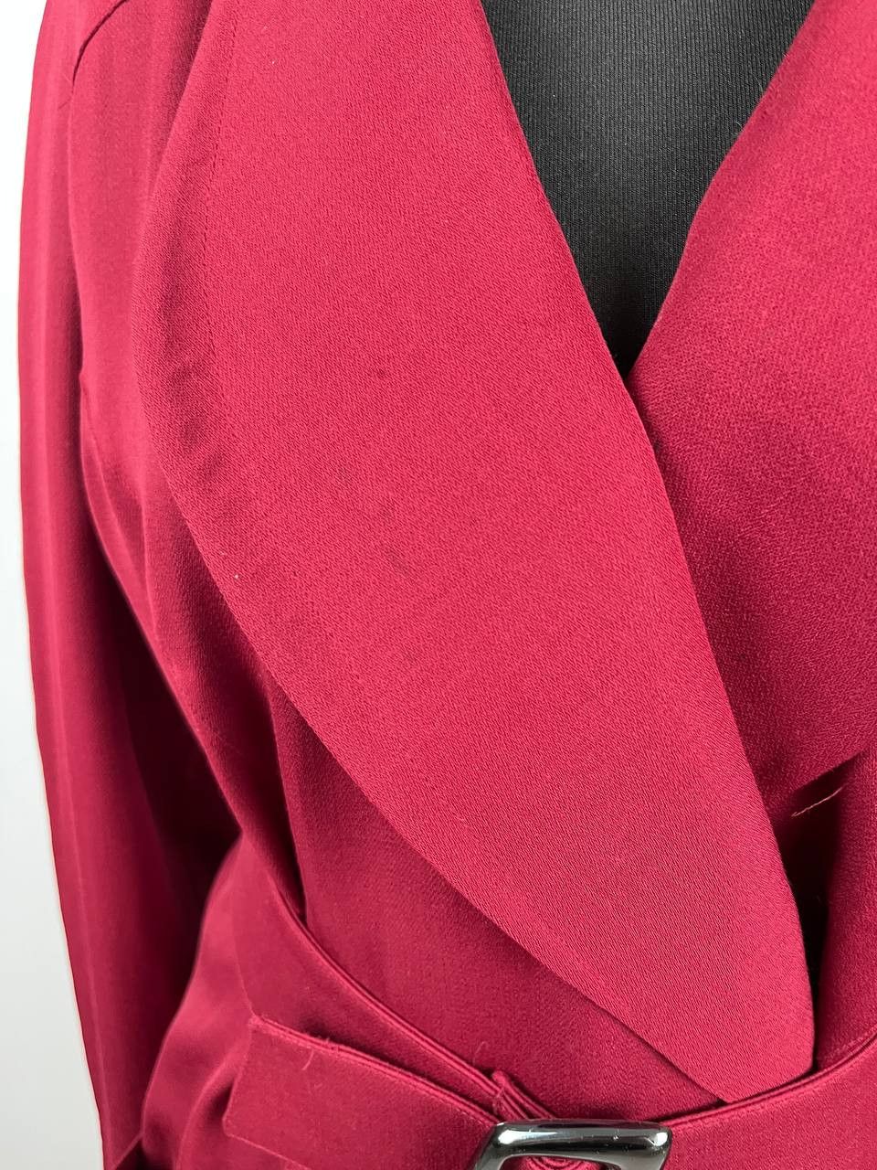 Thierry Mugler Archive Thierry Mugler Paris Burgundy Wool Blazer Dress Size M / US 6-8 / IT 42-44 - 22 Thumbnail