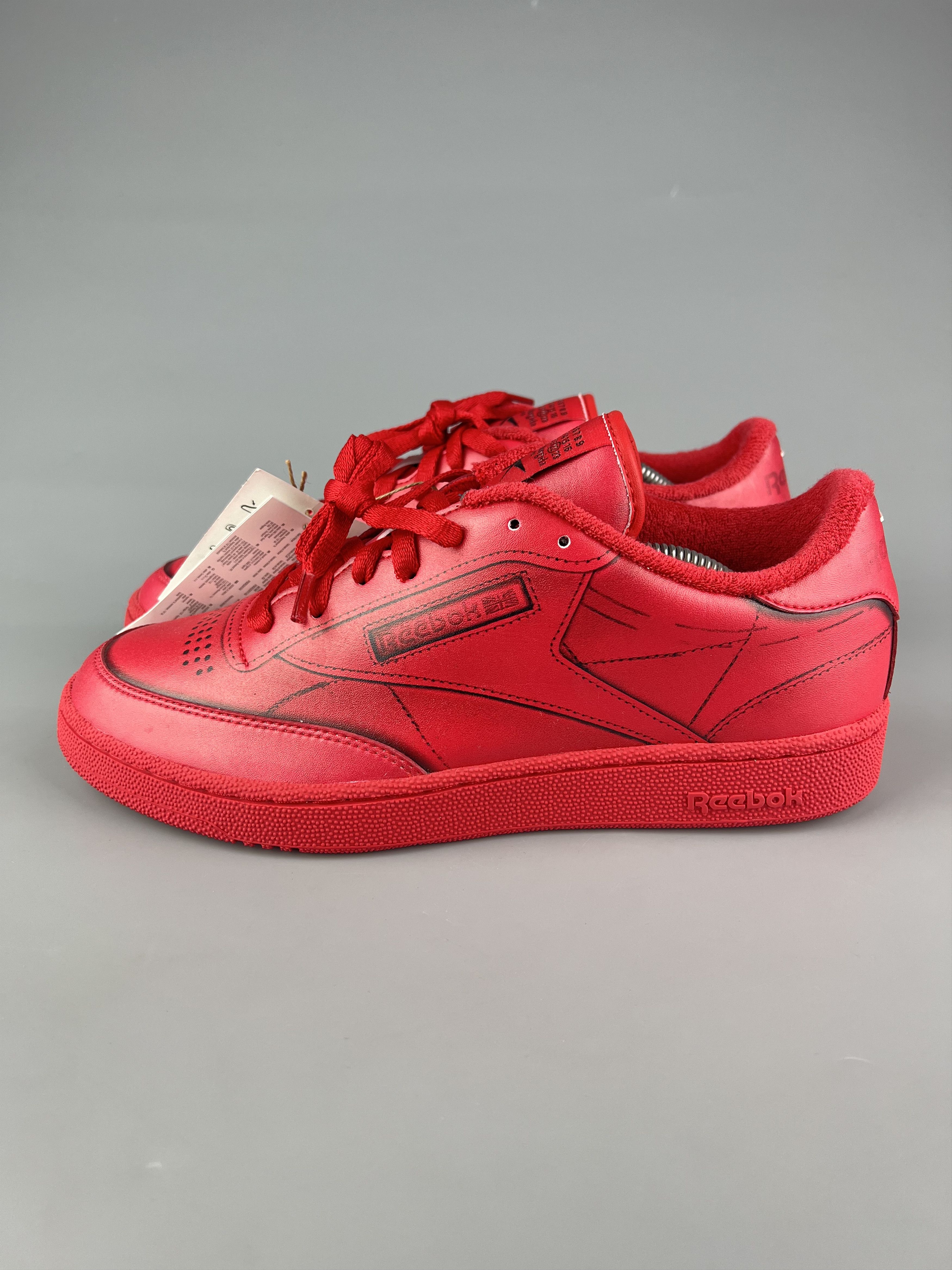 Maison Margiela × Reebok Maison Margiela x Reebok Club C Sneakers Size US 7 / EU 40 - 1 Thumbnail