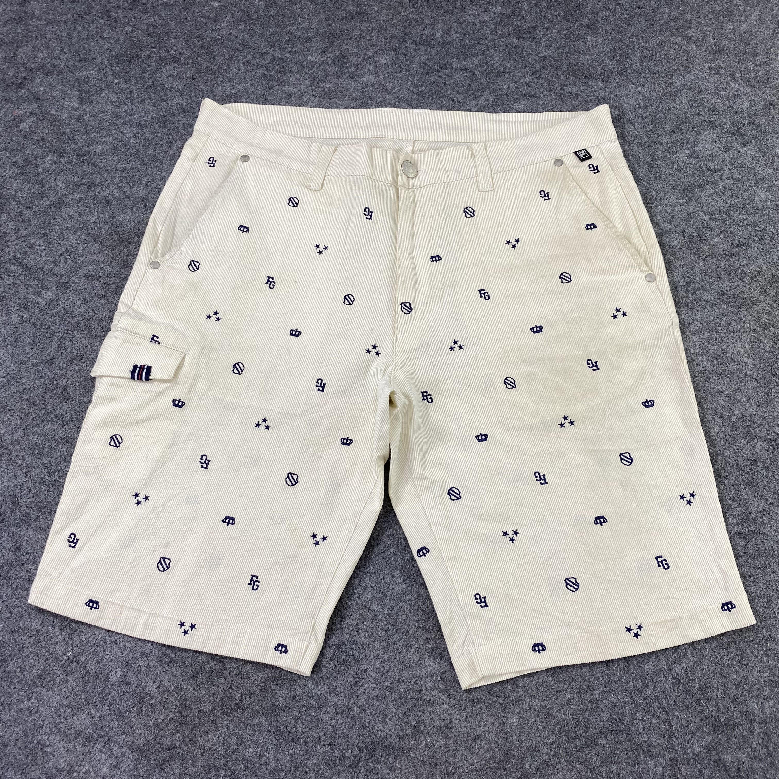 Fila Fila Golf Monogram Shorts Pants -C048 Size US 36 / EU 52 - 1 Thumbnail