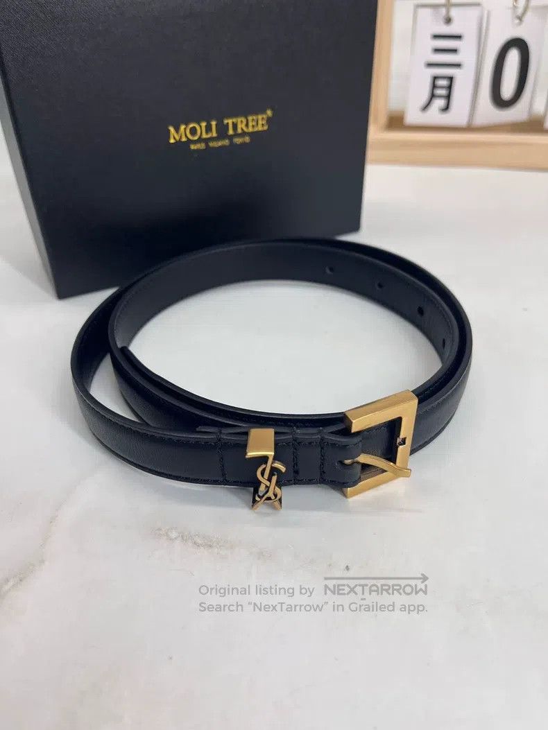 Saint Laurent Paris Saint Laurent Paris Belt i Size ONE SIZE - 2 Thumbnail