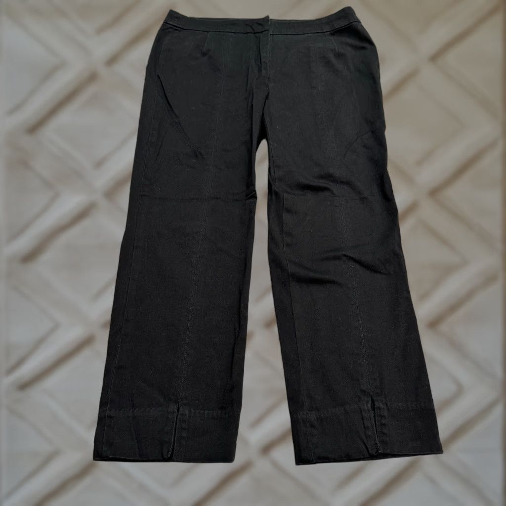 Soft Surroundings Soft Surroundings Pants Womens Small Black Mid Rise Cotton Straight Leg 30x24 Adult Regular Men's? No. End Gender: Womens Size 28" / US 6 / IT 42 - 1 Thumbnail