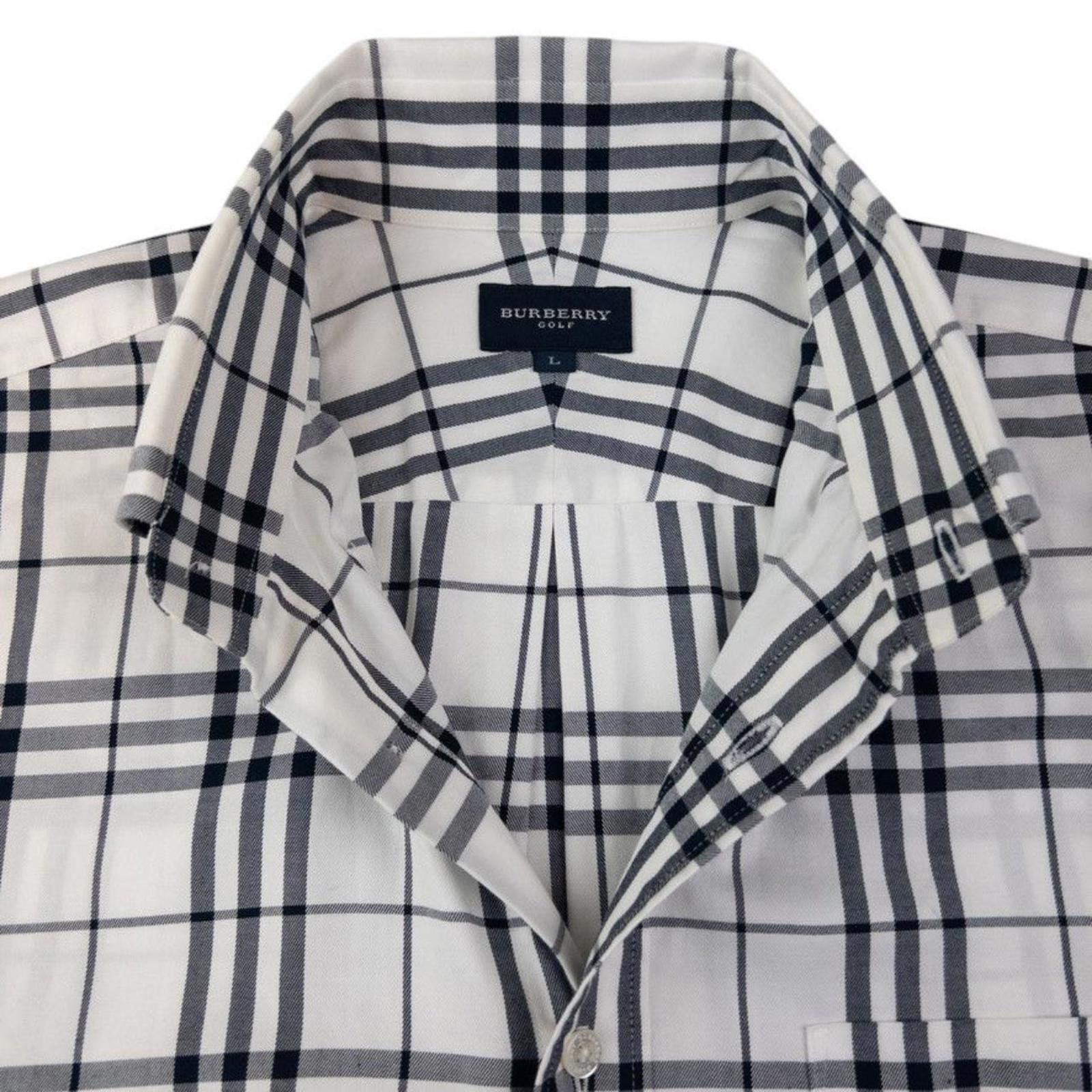 Burberry Vintage Burberry Golf Nova Check Button Up Shirt Size L Size US L / EU 52-54 / 3 - 4 Thumbnail