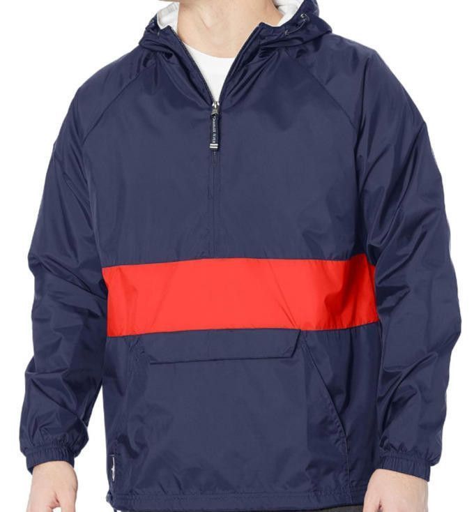 Designer Charles River Apparel Classic Pullover Jacket size XS Size ONE SIZE - 1 Thumbnail