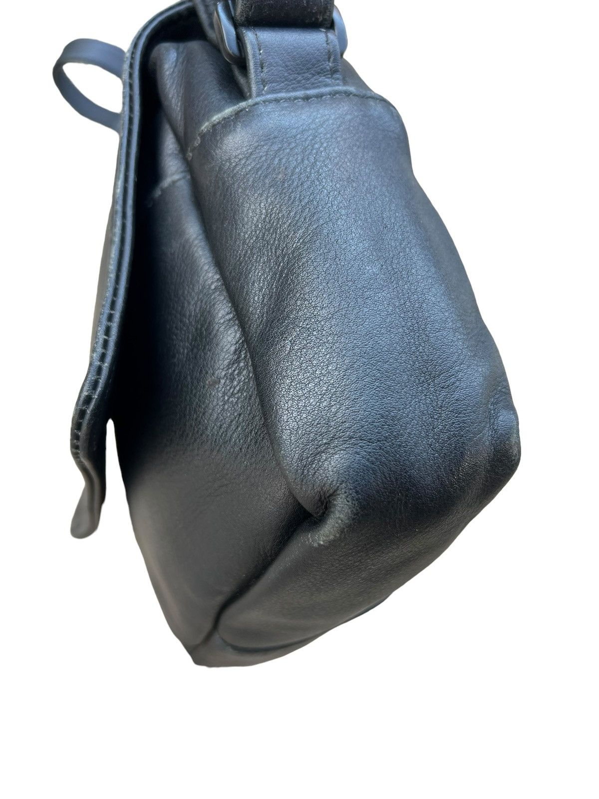 Leather Vintage AmeriBag Usa Patina Black Leather Bag Size ONE SIZE - 15 Thumbnail