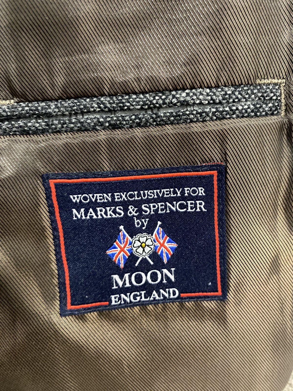 Marks & Spencer Mark & Spencer by Moon England Wool Woven Blazer Size: M Size 42R - 7 Thumbnail