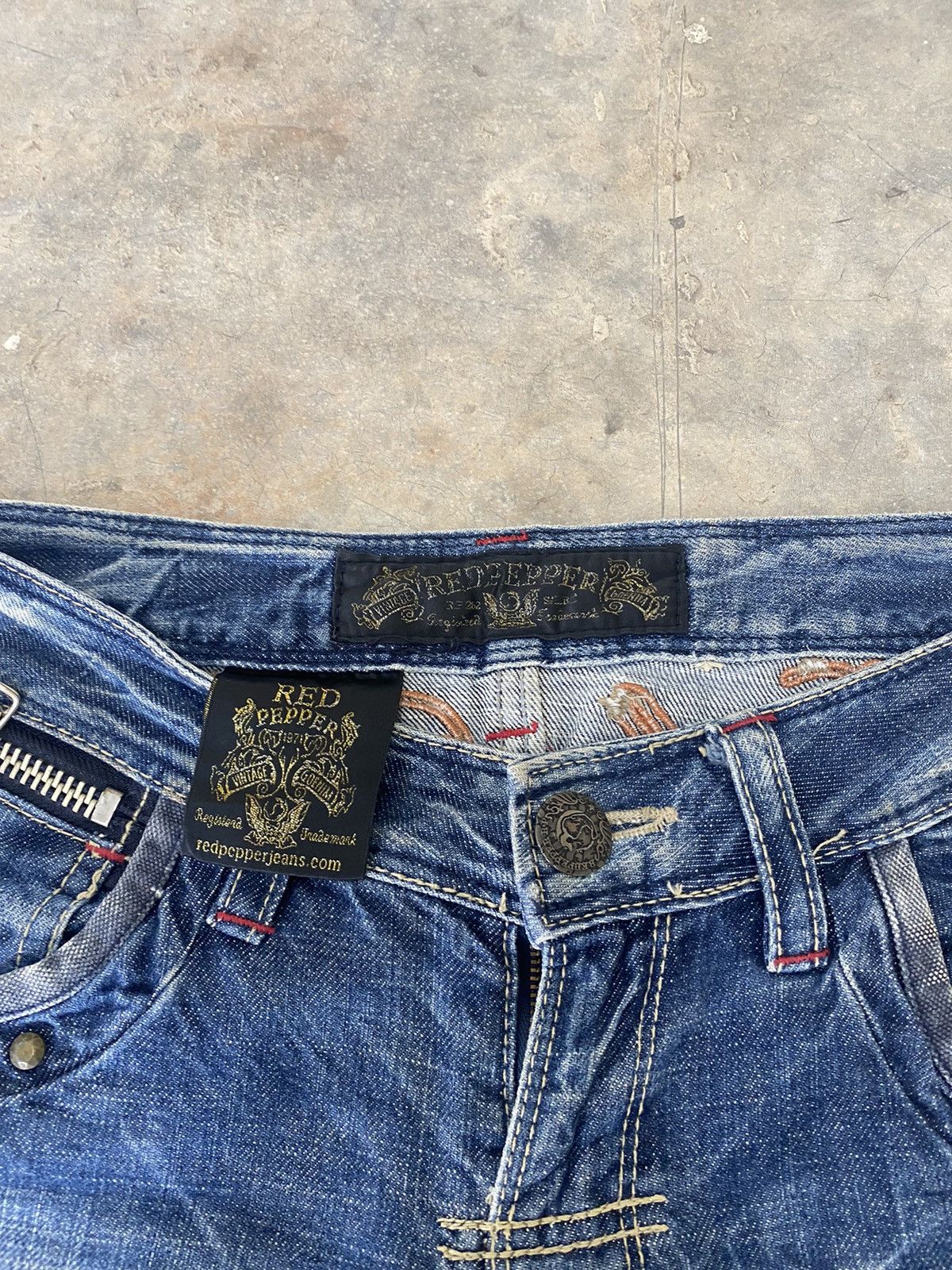Hysteric Glamour Sick☠️ Red Pepper Flare Jeans Punk Grunge Lgb Size US 30 / EU 46 - 8 Thumbnail