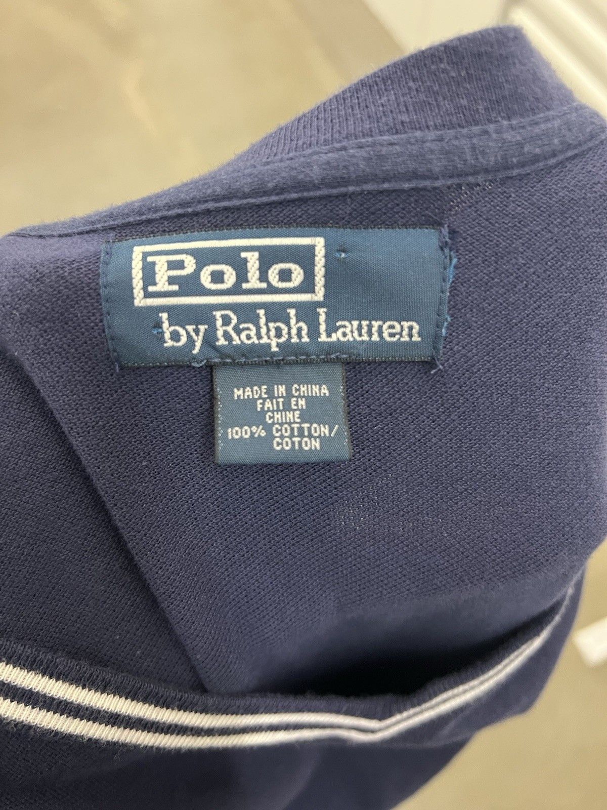 Polo Ralph Lauren Vintage Polo Ralph Lauren Sports Polo Shirt Blue Size XXL Size US XXL / EU 58 / 5 - 2 Thumbnail