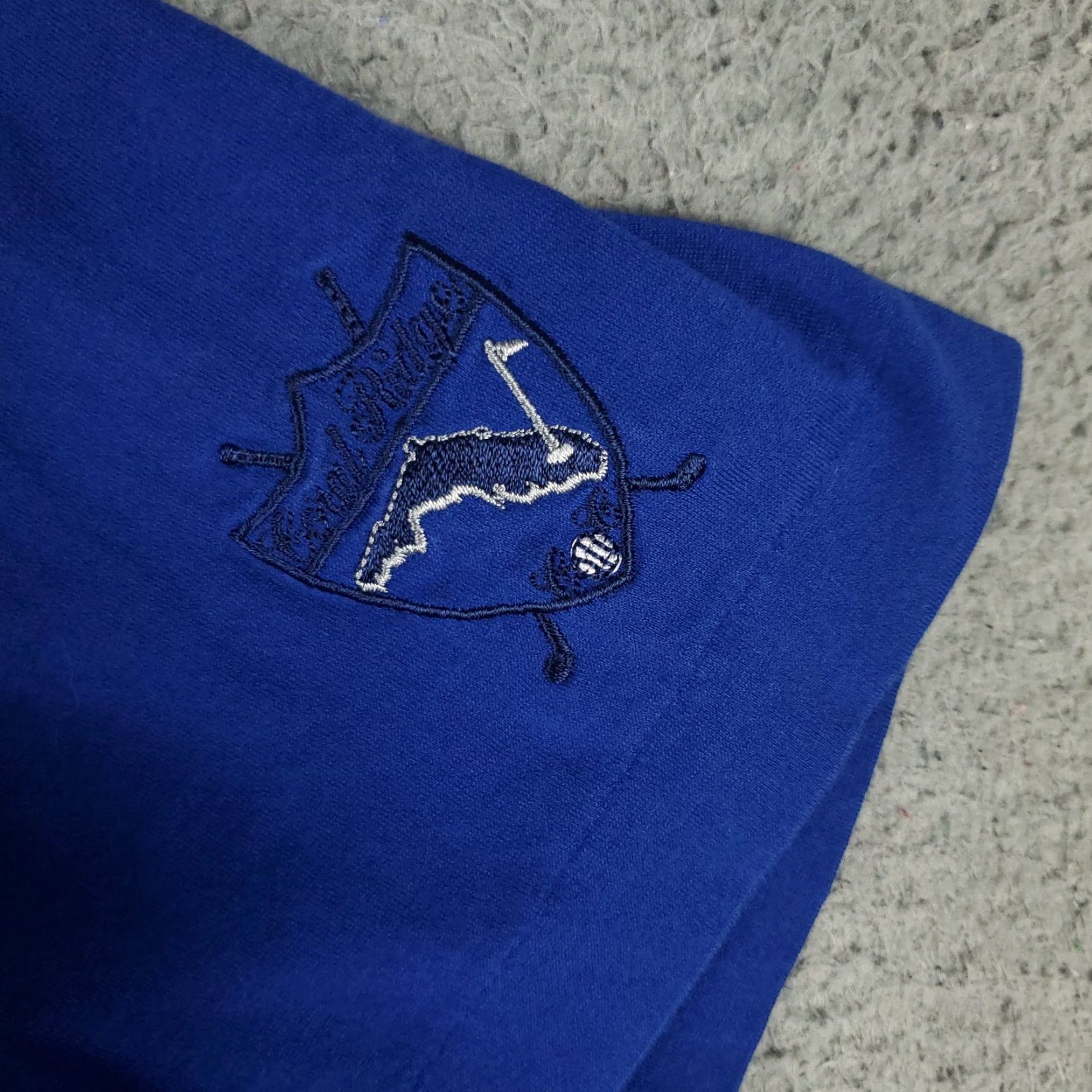 Ralph Lauren Ralph Lauren Polo Shirt Mens Large Blue Coral Ridge Pony Cotton Short Sleeve Button Collar Casual Size US L / EU 52-54 / 3 - 4 Thumbnail