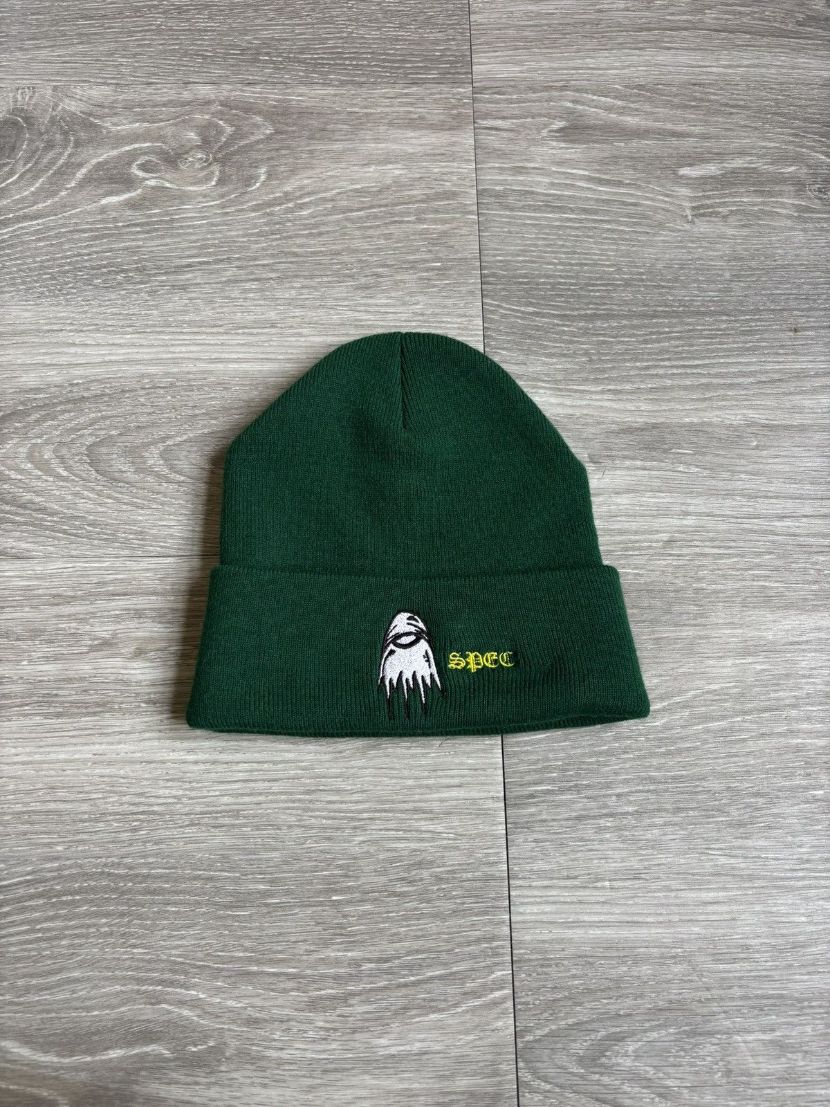 Chrome Hearts Chrome Hearts Green Matty Boy Spec Beanie Size ONE SIZE - 2 Thumbnail
