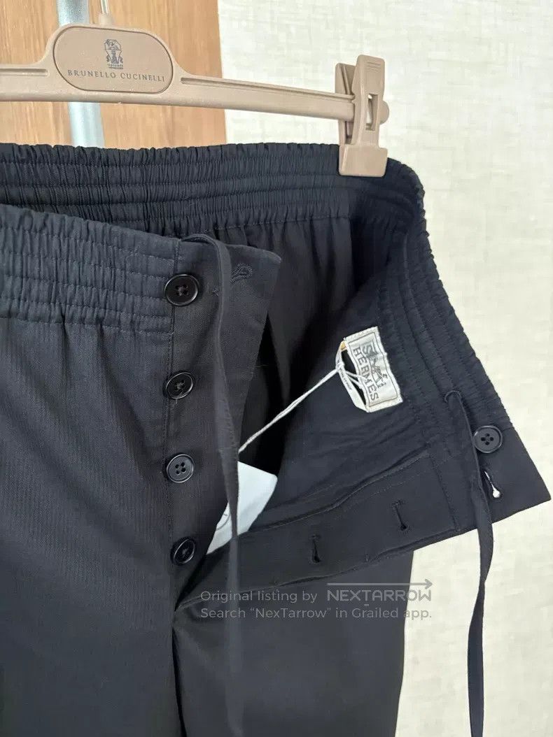 Hermes Hermes Men's Drawstring Casual Pants Size US 28 / EU 44 - 4 Thumbnail
