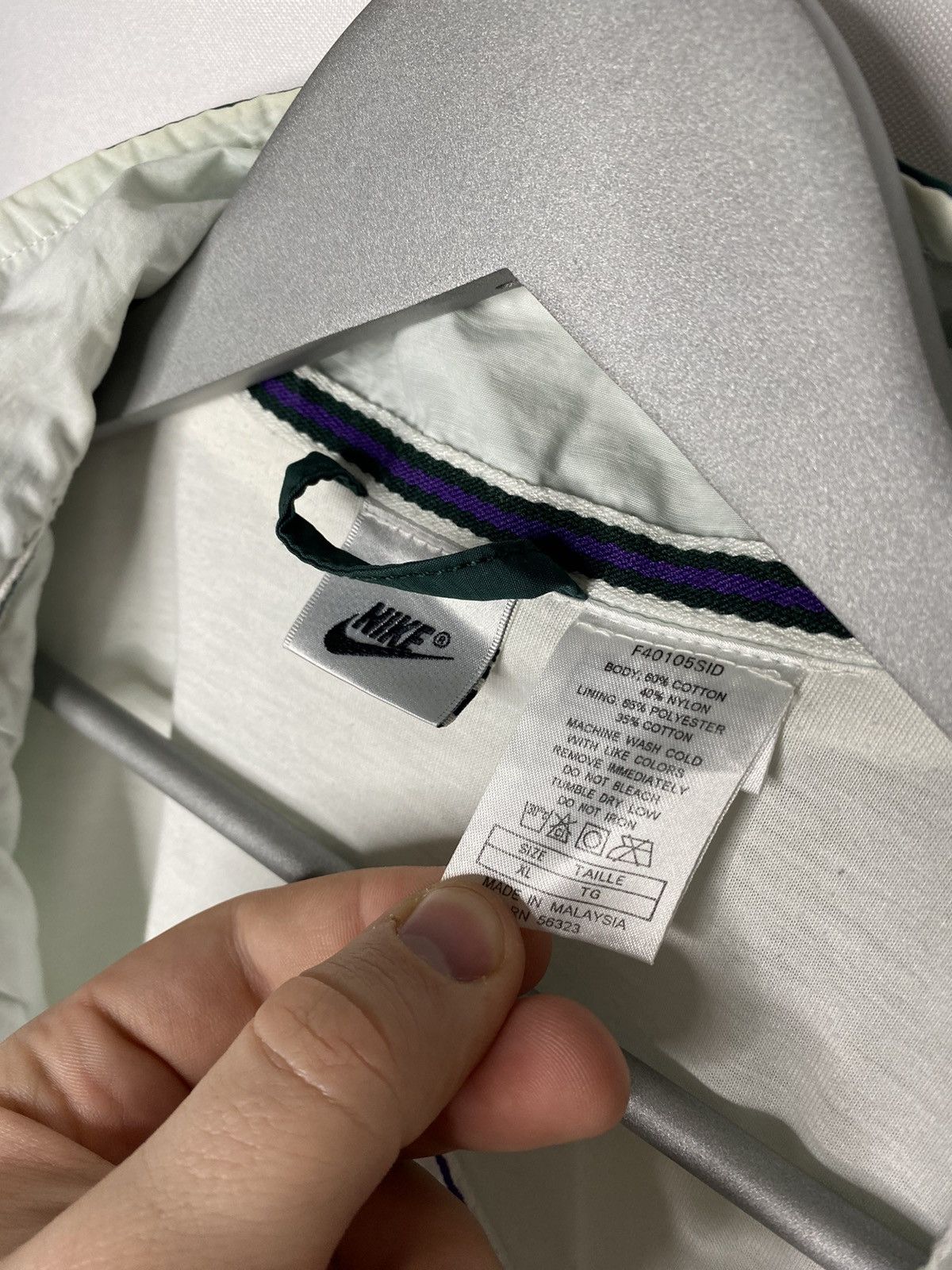Vintage Rare Vintage 80s Nike Supreme Court Jacket Y2K Hype Size US XL / EU 56 / 4 - 14 Thumbnail