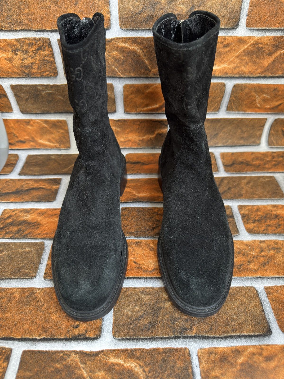 Gucci Suede Gg biker boots Size US 9 / IT 39 - 4 Thumbnail