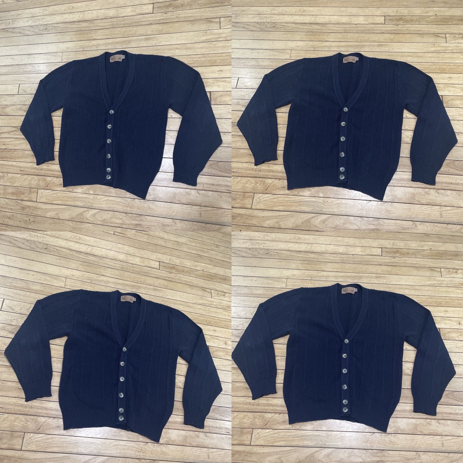Vintage SHENANDOAH Cardigan Sweater Men S Blue Retro Grandpa Classic Preppy Knit Small Size S / US 4 / IT 40 - 10 Thumbnail