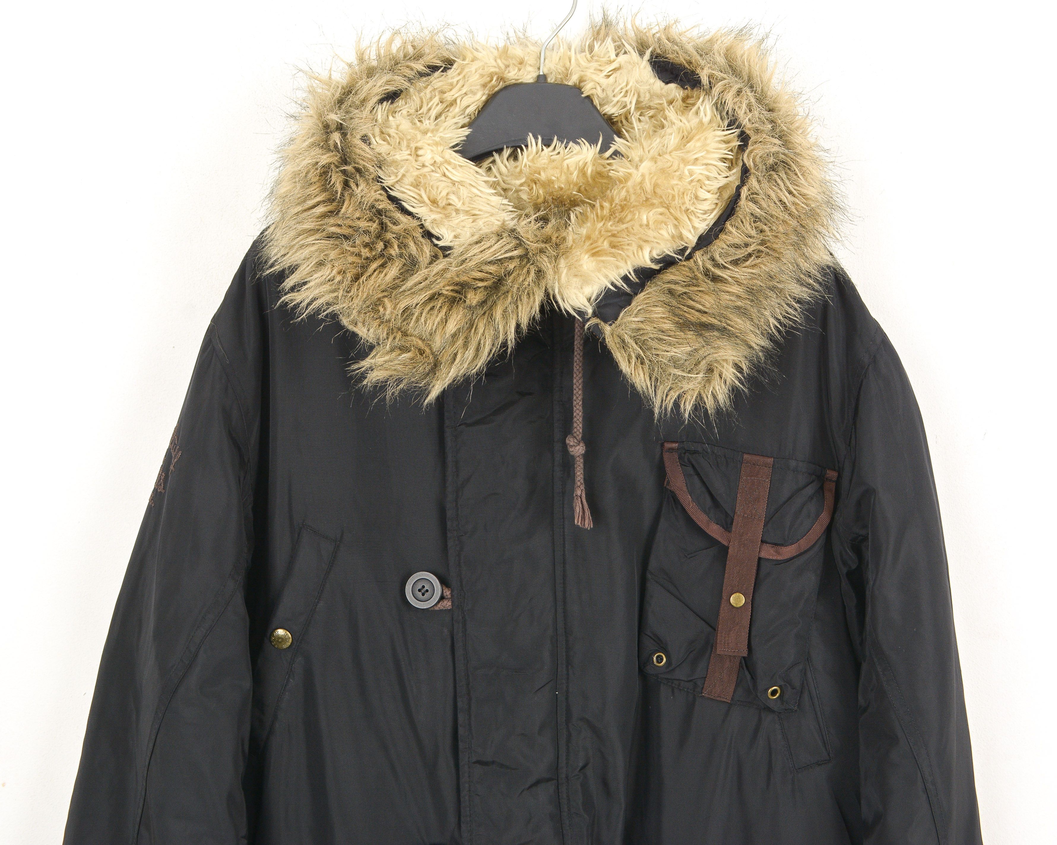 Replay Men S Coat Parka Nylon Hooded Quilted Lining Jacket Flying Size US S / EU 44-46 / 1 - 2 Thumbnail