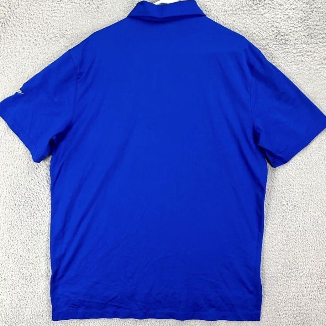 Polo Ralph Lauren VINTAGE Polo Ralph Lauren Polo Shirt Men XL Blue The Barclays Performance Rugby Athletic Size US XL / EU 56 / 4 - 2 Thumbnail