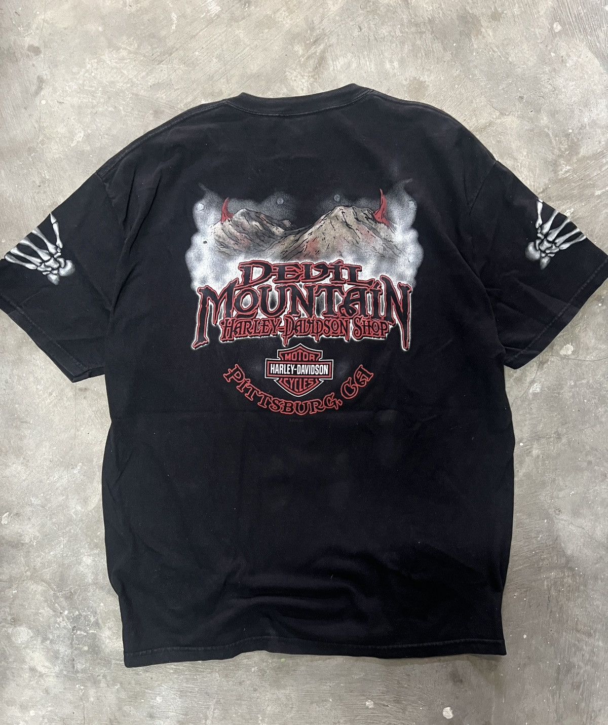 Harley Davidson Harley-Davidson Double Sided Skull DeadMan Hand Size US XL / EU 56 / 4 - 6 Thumbnail