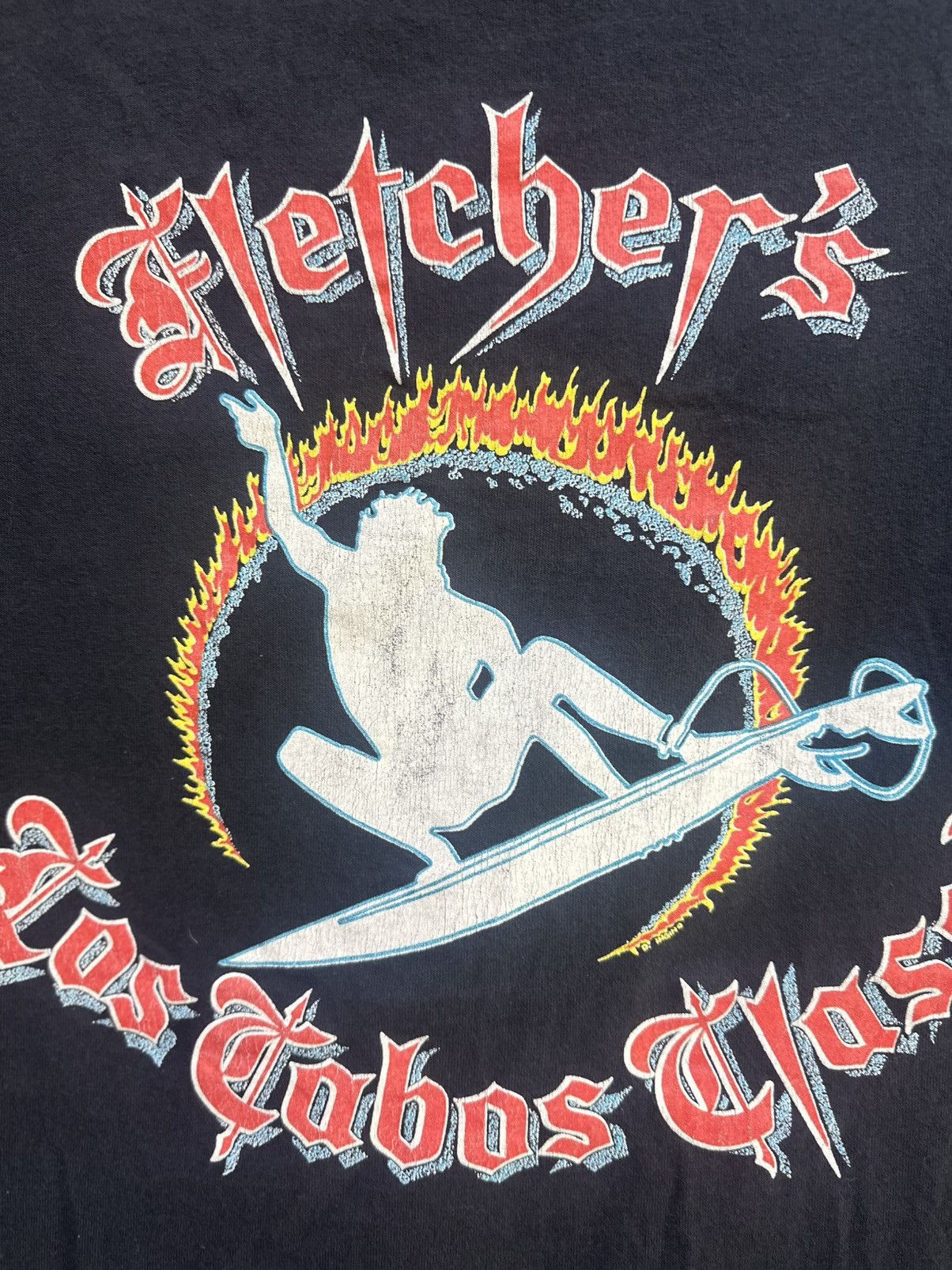 Vintage Vintage 90s Fletchers Los Cabos Classic Faded Tee Size US XL / EU 56 / 4 - 3 Thumbnail