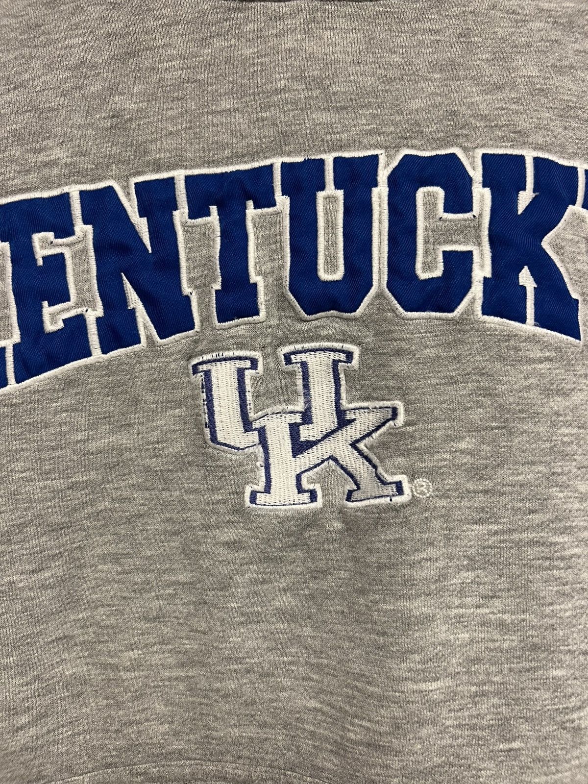 Starter × Vintage VTG Starter Kentucky Wildcats Grey Faded Hoodie Tag XL Size US XL / EU 56 / 4 - 2 Thumbnail