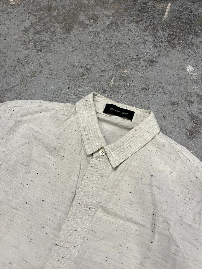 Kris Van Assche × Vintage Kris Van Assche Minimalist Pure Grained Shirt Size US M / EU 48-50 / 2 - 5 Thumbnail