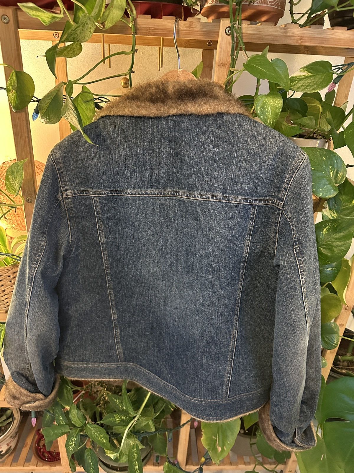Other Marvin Richards Denim Jacket with Brown Faux Fur Collar Size M / US 6-8 / IT 42-44 - 2 Thumbnail