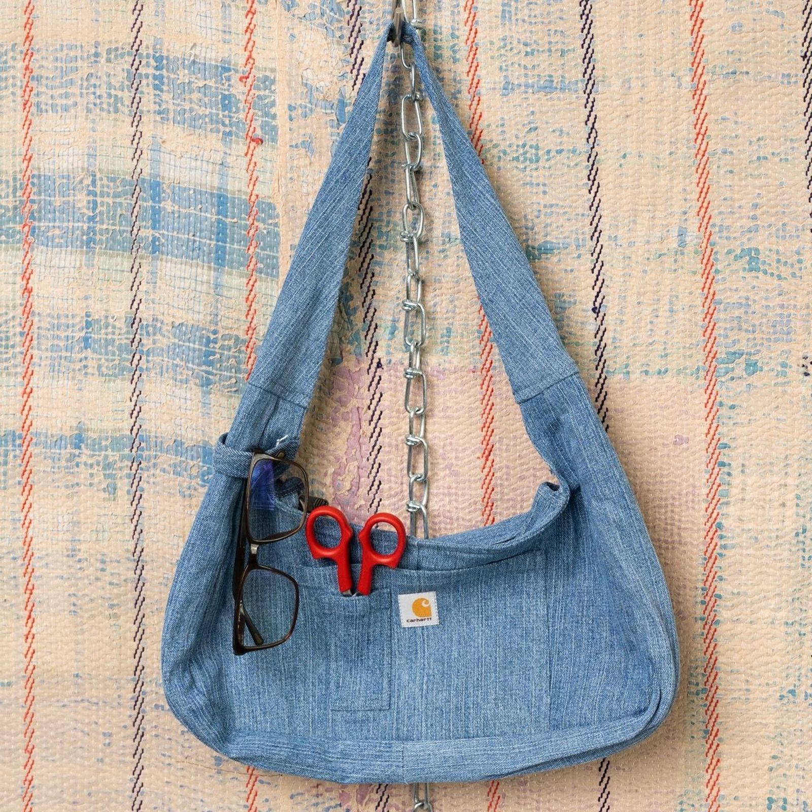 Carhartt Custom upcycled carhartt shoulder bag Size ONE SIZE - 1 Thumbnail