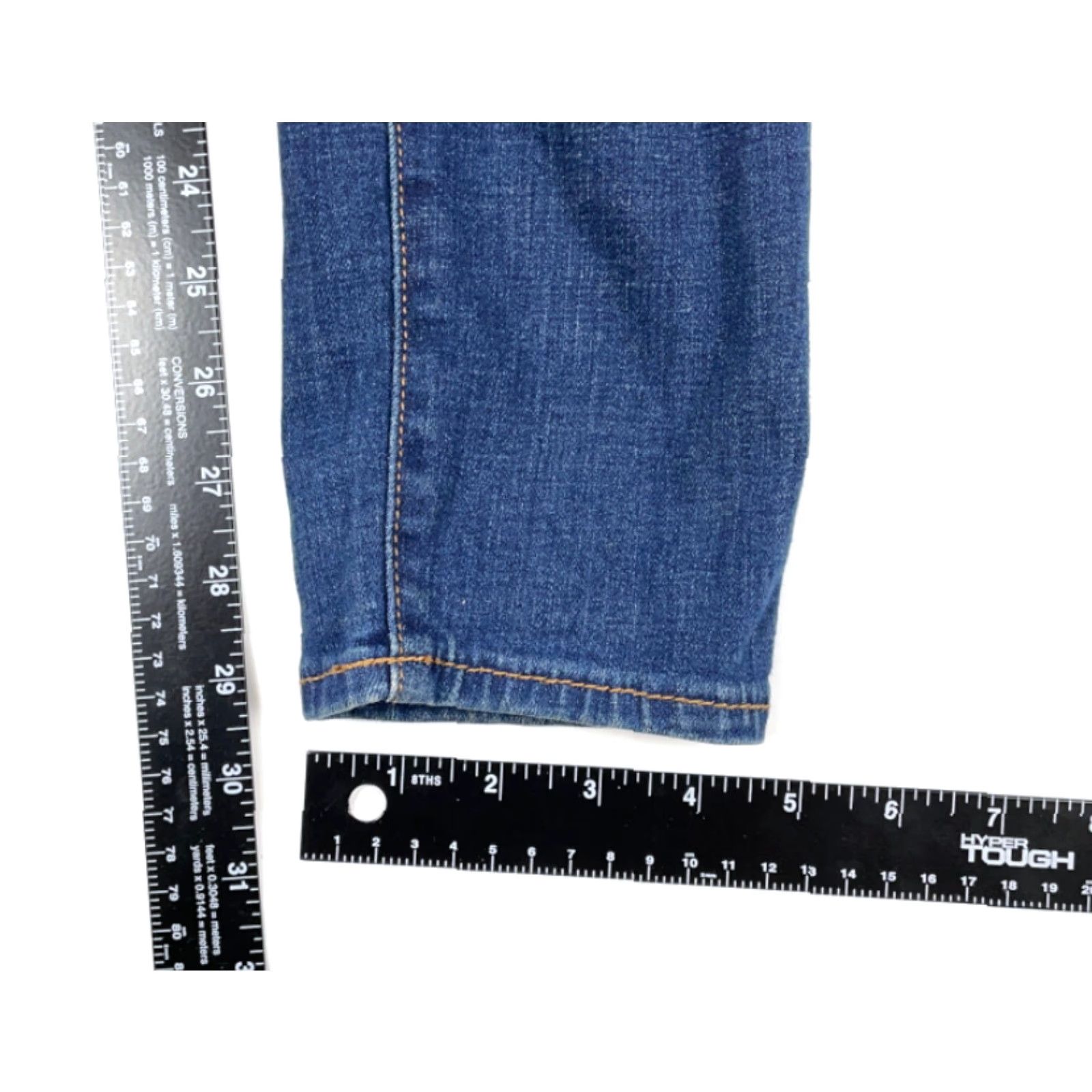 American Eagle Outfitters American Eagle Outfitters Jeans Skinny Womens 00 Blue Denim Stretch 5-Pocket Design Slim Fit Inseam 29 in Low Rise 6.5-8.5 in Distressed Size 24" / US 00 / IT 34 - 8 Thumbnail