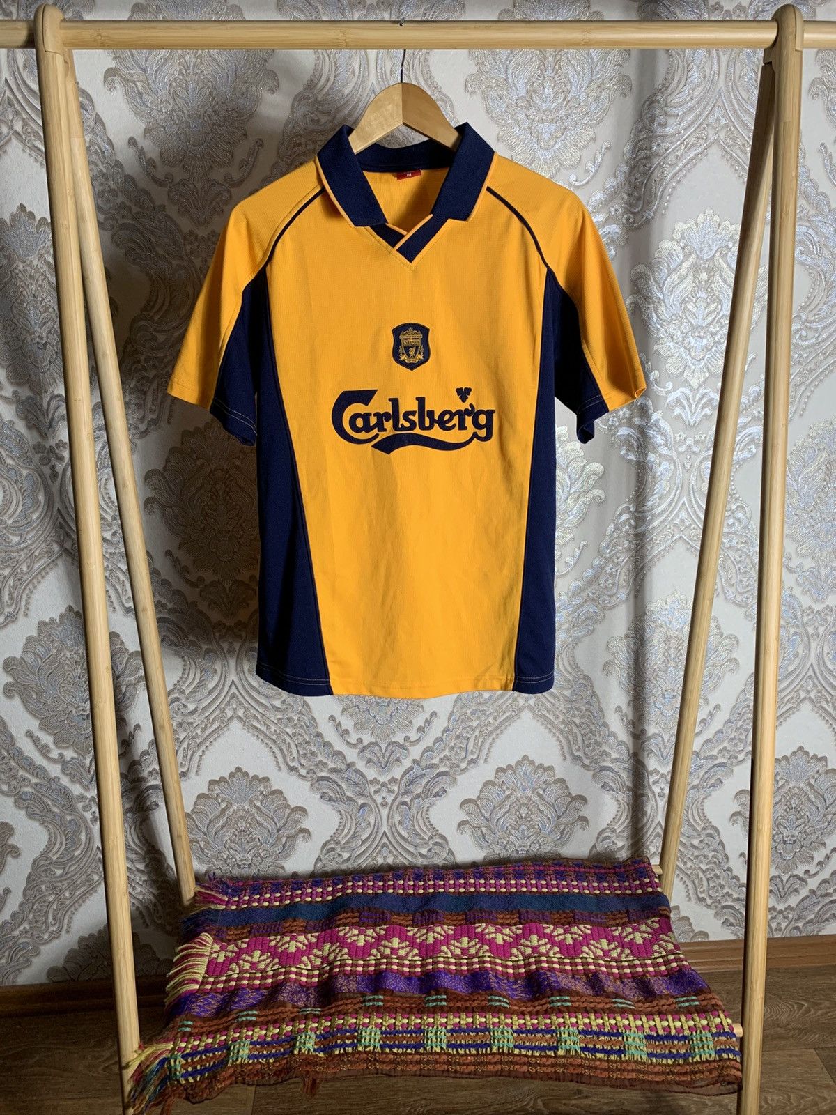 Vintage VERY RARE FC LIVERPOOL ENGLAND SOCCER JERSEY RETRO Y2K 90s Size US M / EU 48-50 / 2 - 1 Thumbnail