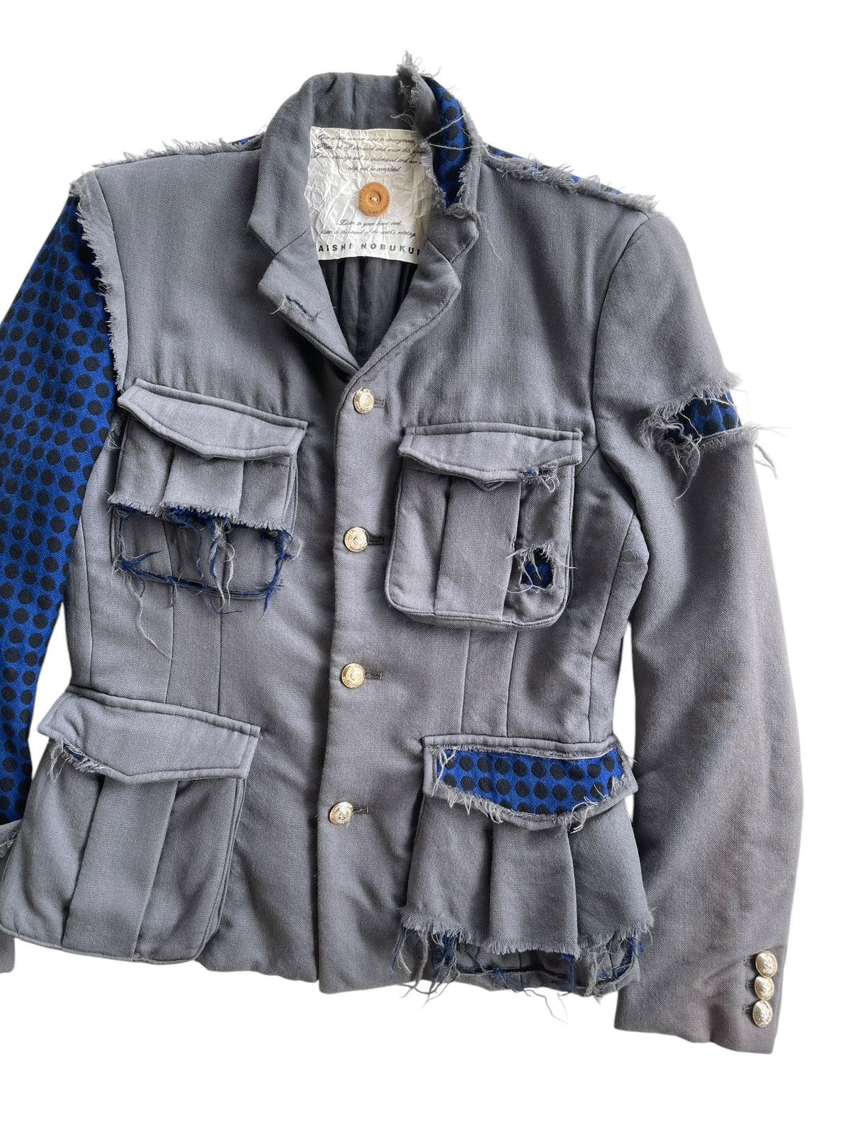 Taishi Nobukuni Taishi Nobukuni Handmade Japan Distressed Pattern Size US S / EU 44-46 / 1 - 4 Thumbnail