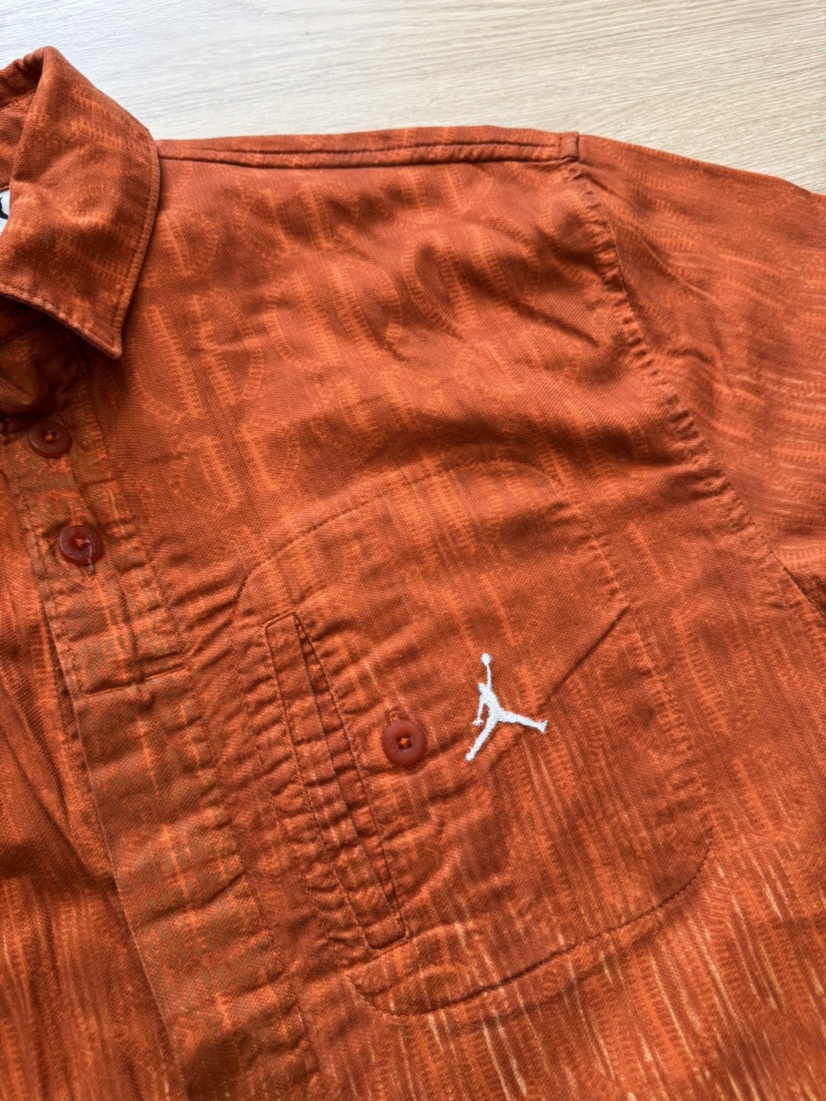 Jordan Brand Vintage 00’s Air Jordan y2k Hawaiian All Over Print Shirt Size US S / EU 44-46 / 1 - 2 Thumbnail