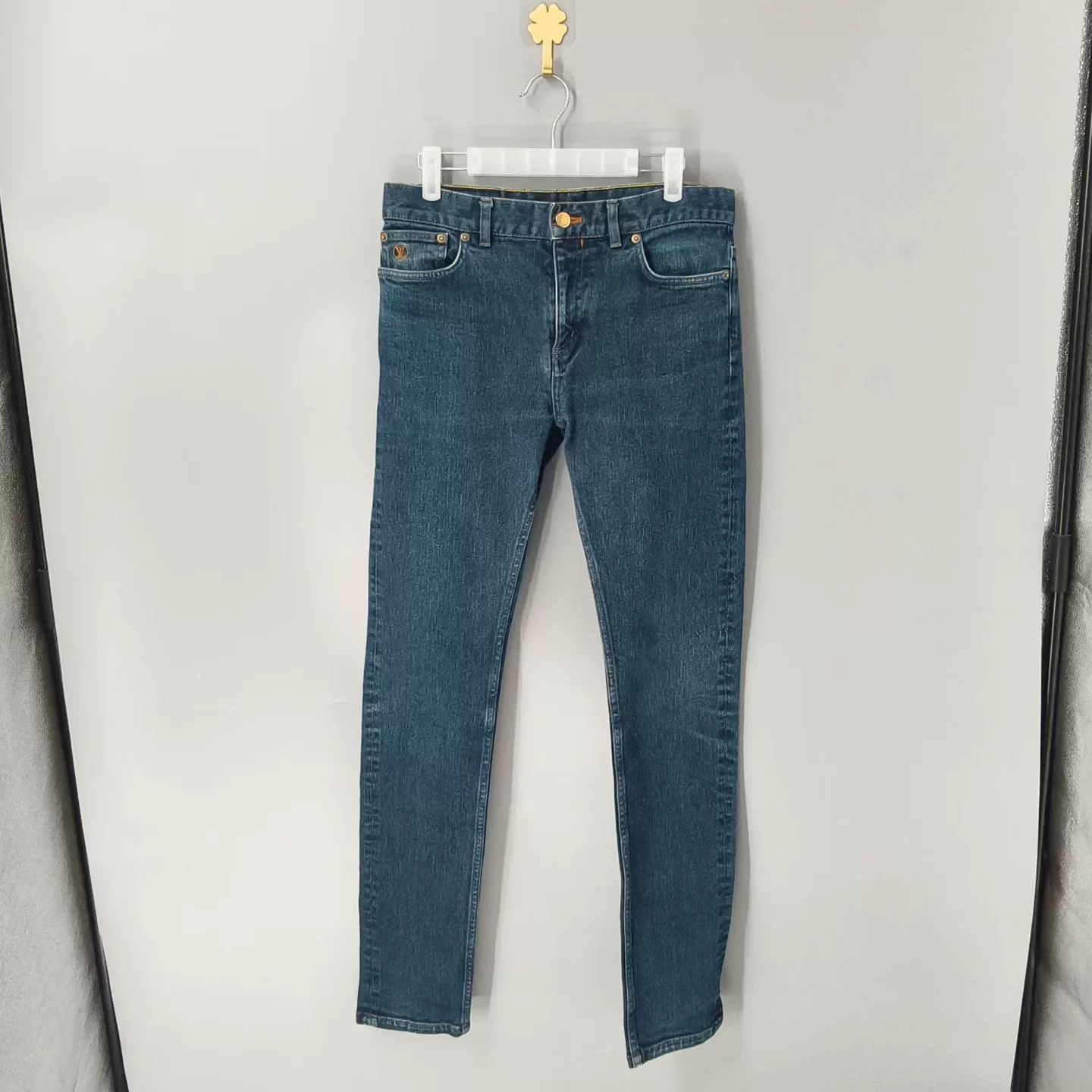 Louis Vuitton Louis Vuitton Logo Denim Jeans Size US 30 / EU 46 - 1 Thumbnail