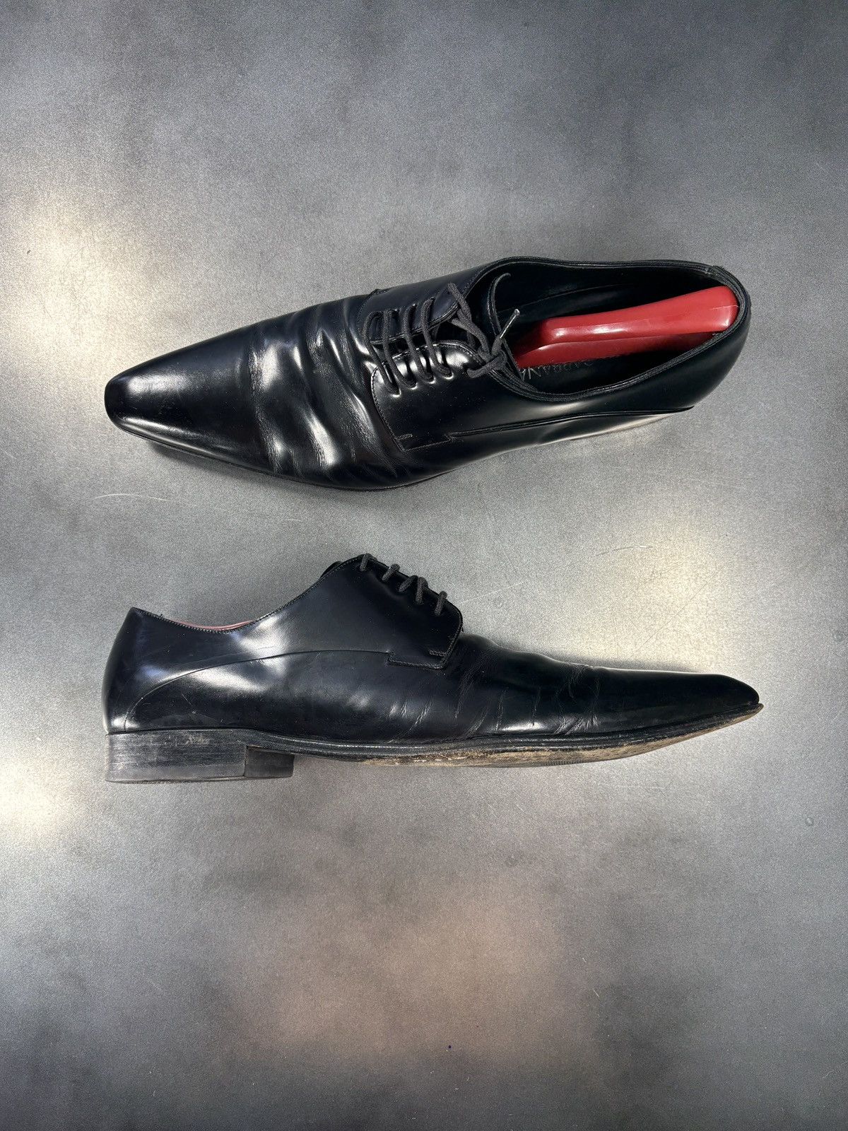 Dolce & Gabbana Vintage Dolce & Gabbana Patent Leather Pointed Toe Long 90s Size US 9.5 / EU 42-43 - 3 Thumbnail