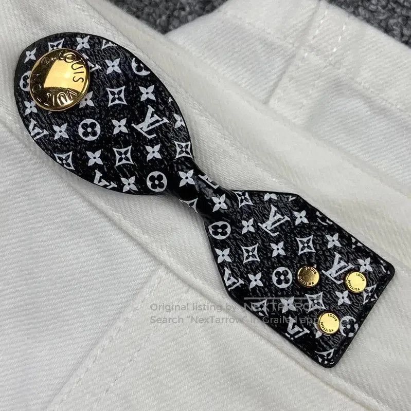 Louis Vuitton Louis Vuitton White Cotton Women's Skirt . Size 23" - 3 Thumbnail