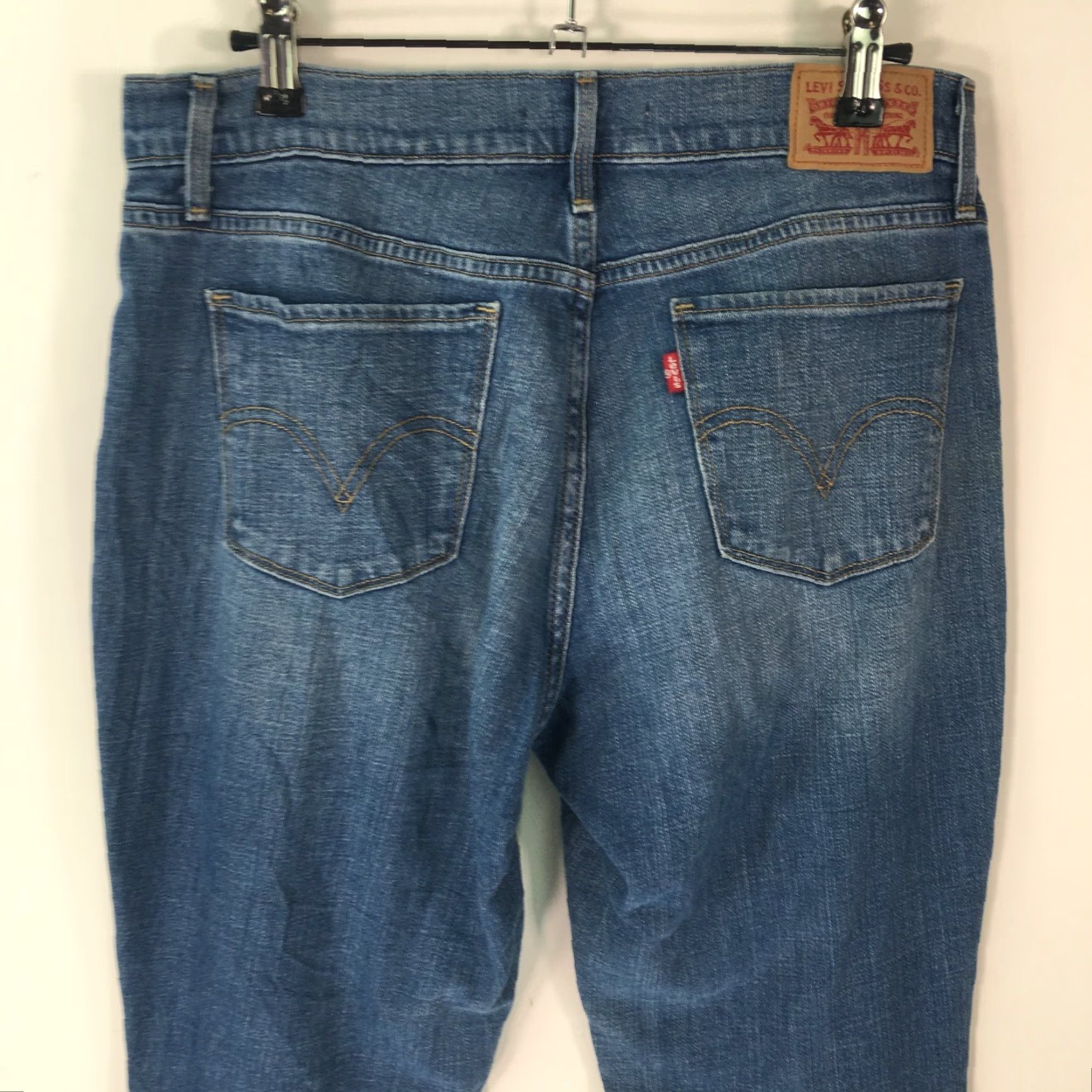 Levi's Levi's 515 Jeans Bootcut Blue Denim Regular 32 Inseam 30 Women's Size 4 Stretch Size 27" / US 4 / IT 40 - 4 Thumbnail