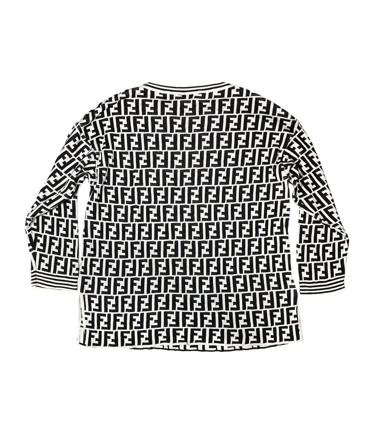 Fendi Vintage Fendi Monogram Long Sleeve Size US M / EU 48-50 / 2 - 2 Thumbnail