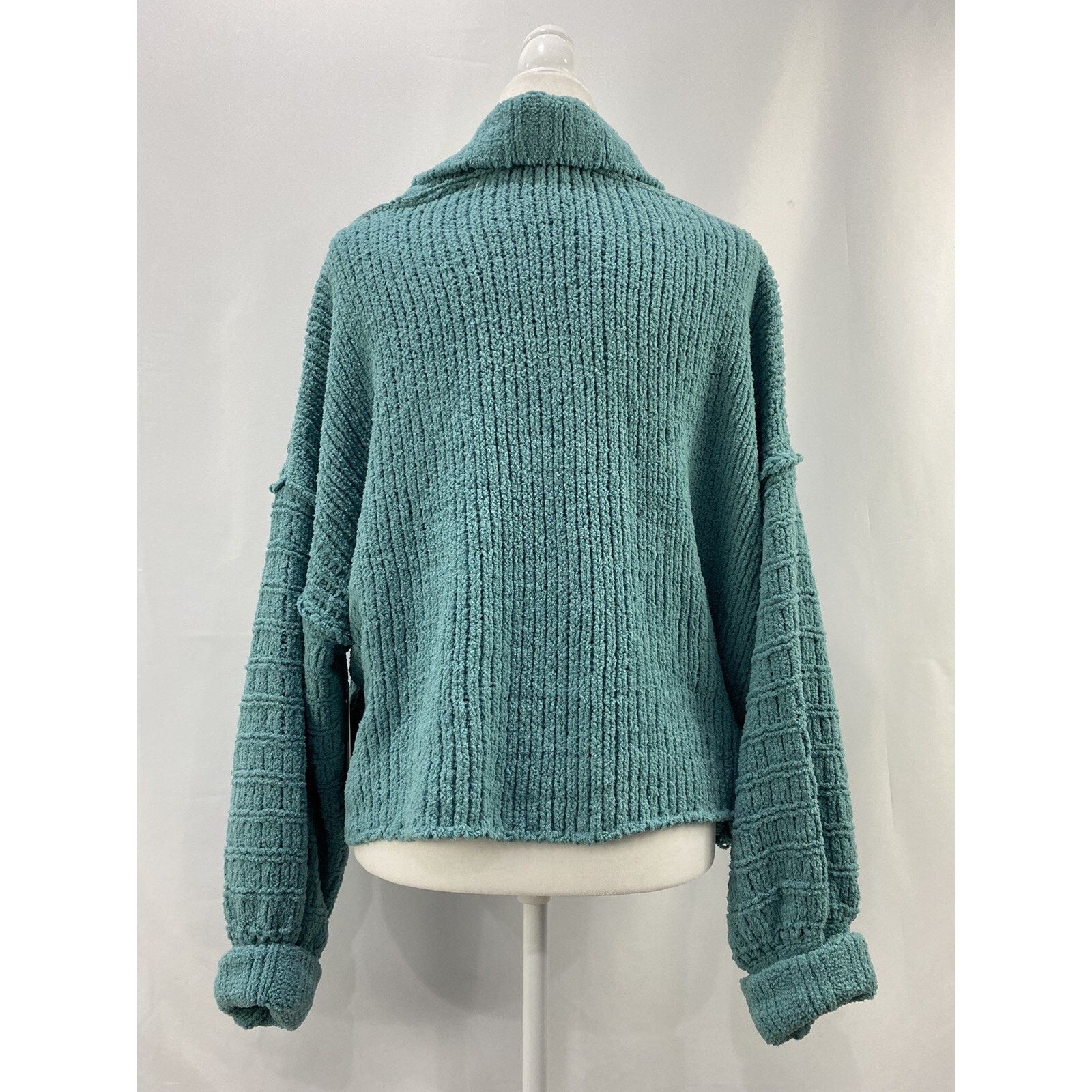 Free People New Free People Be Boxy Cropped Knit Sweater size S A001586 Size S / US 4 / IT 40 - 4 Thumbnail