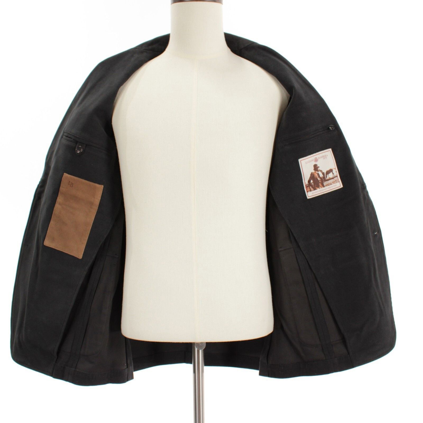 Luciano Barbera Luciano Barbera Blazer Size M US In Black Cotton Size US M / EU 48-50 / 2 - 8 Thumbnail