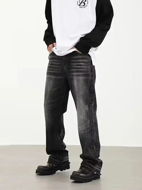 Designer × Japanese Brand × Vintage vibe faded washed jeans Size US 32 / EU 48 - 2 Thumbnail