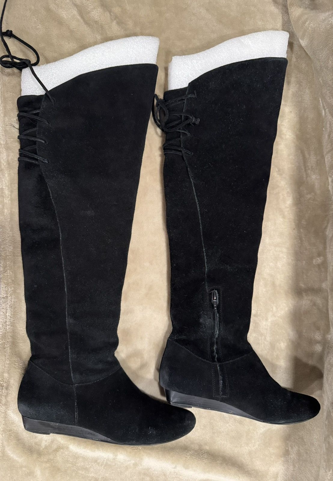 UNIK International Inc. Inc International Concepts Boots Black 7.5 Lace Up Suede Size US 7.5 / IT 37.5 - 10 Thumbnail