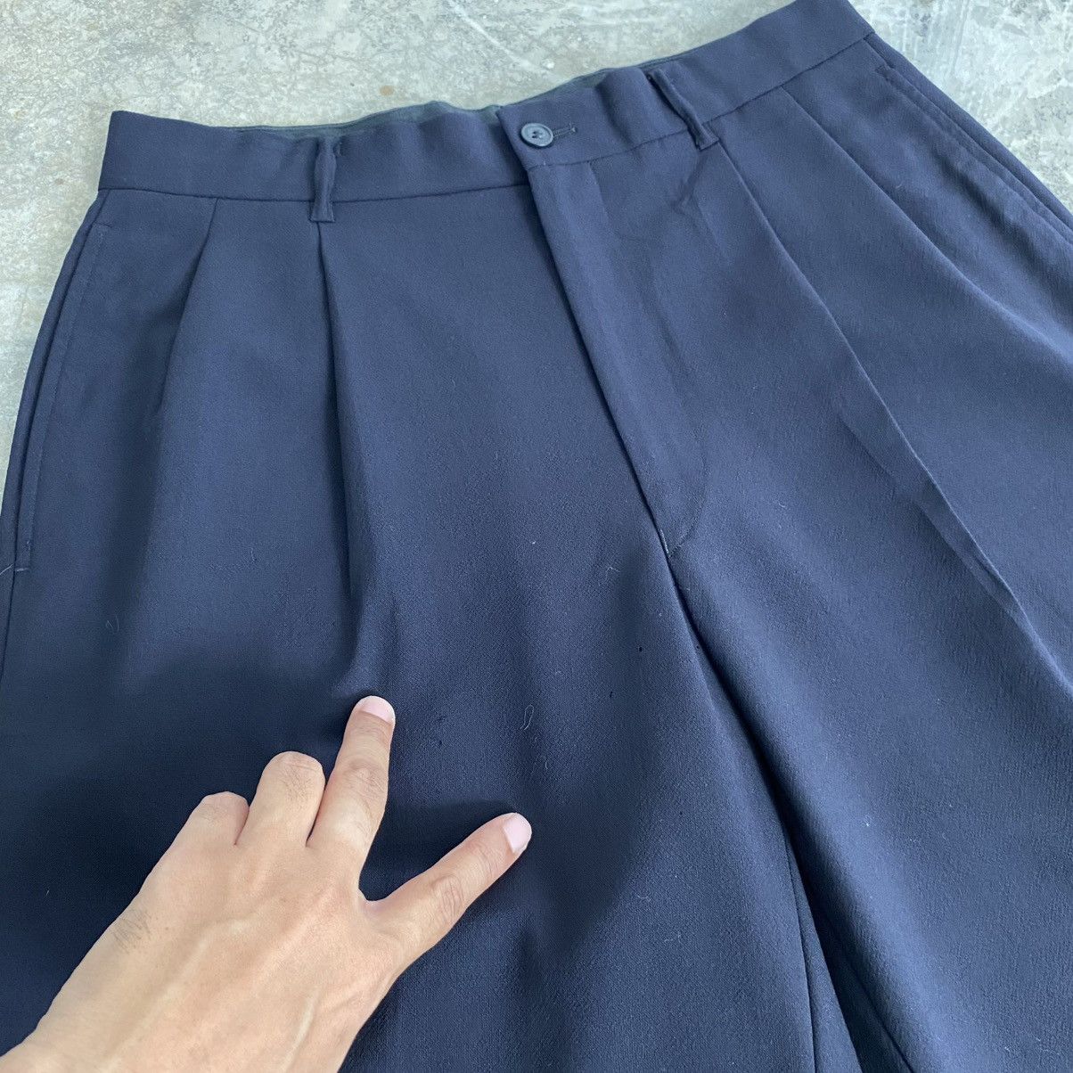 Yohji Yamamoto Archive Yohji Yamamoto Double Pleated Wool Gabardine Pants Size US 30 / EU 46 - 7 Thumbnail