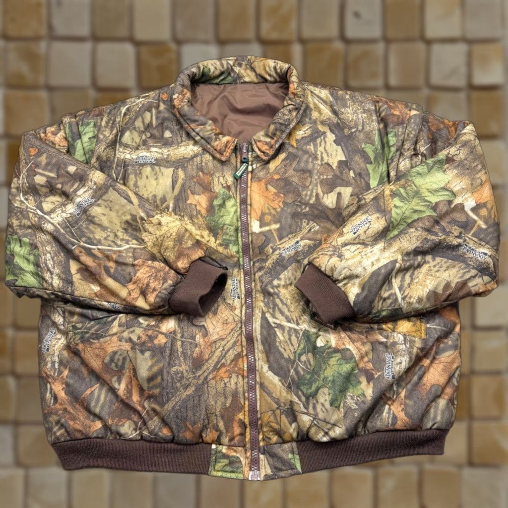 Realtree Remington Mens XL Reversible Camouflage Advantage Timber Brown ...