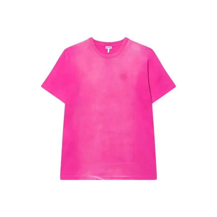 Loewe Loewe SS22 Solid Pink Short Sleeve T-Shirt Size S / US 4 / IT 40 - 1 Thumbnail
