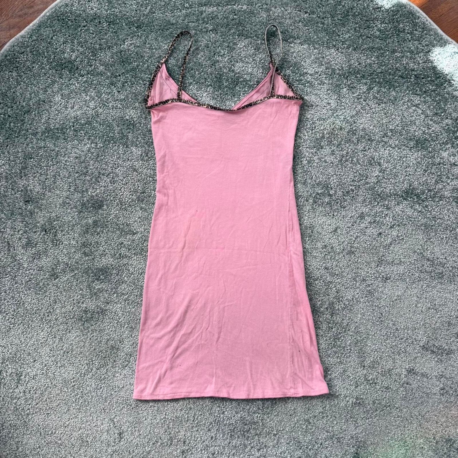 Vintage ⋆ 𓆩♡𓆪 vintage Y2K soft pink lace slip dress ⋆ Size XS / US 0-2 / IT 36-38 - 3 Thumbnail
