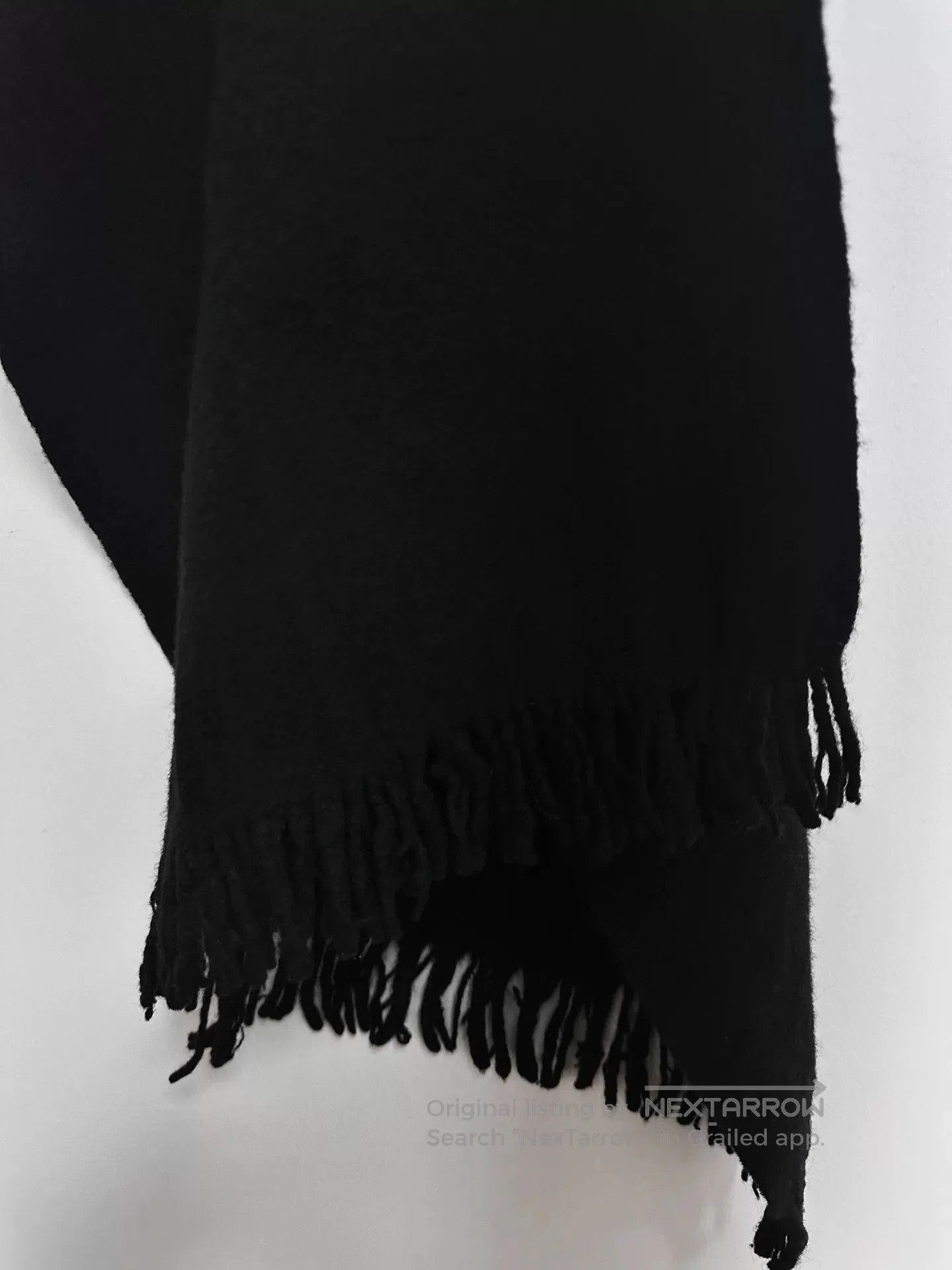 Comme des Garcons Homme Plus comme des garcons black wool scarf. Size ONE SIZE - 2 Thumbnail