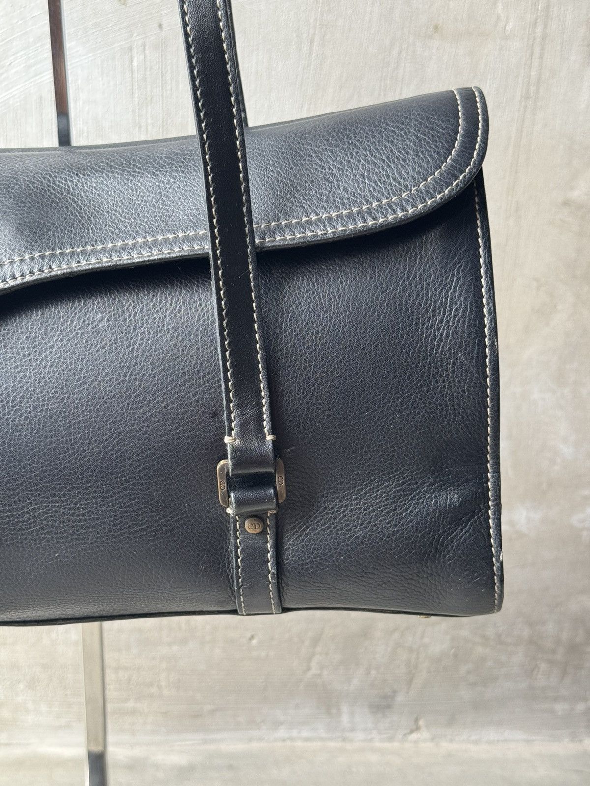 Dior Dior - Saddle Bag Calfskin Leather 2003 Size ONE SIZE - 6 Thumbnail