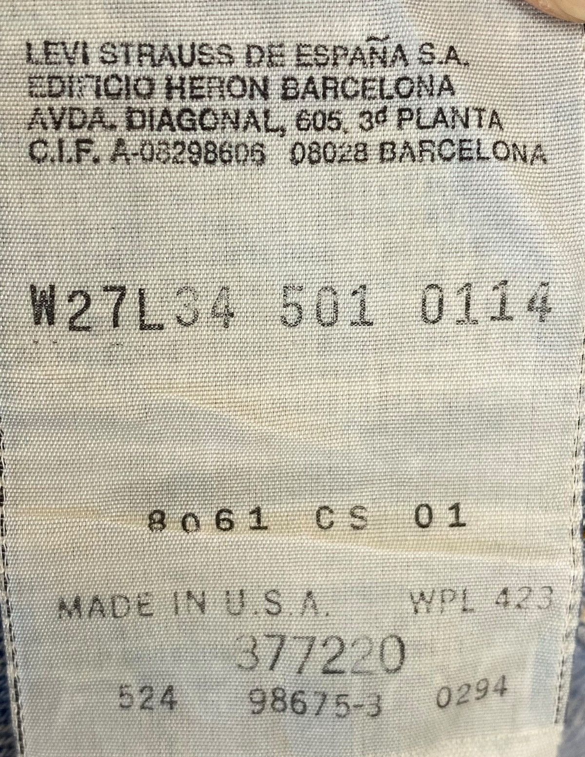 Levi's Levi's 501 distressed denim jeans with floral patches jeans Size 26" / US 2 / IT 38 - 11 Thumbnail
