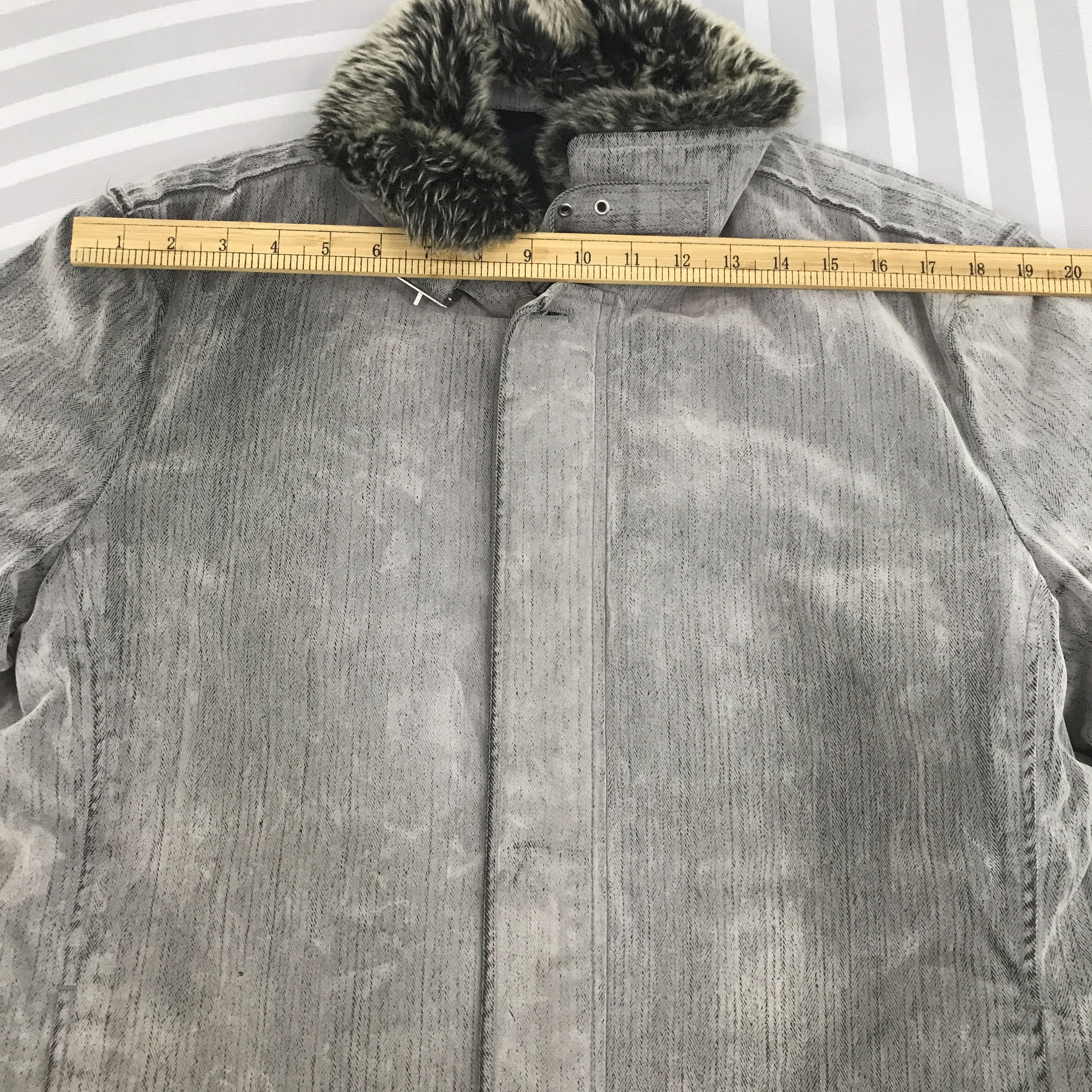 Designer × Japanese Brand × Vintage Vintage Trenza Punk japan Fur collar zipper Jacket Size US L / EU 52-54 / 3 - 5 Thumbnail
